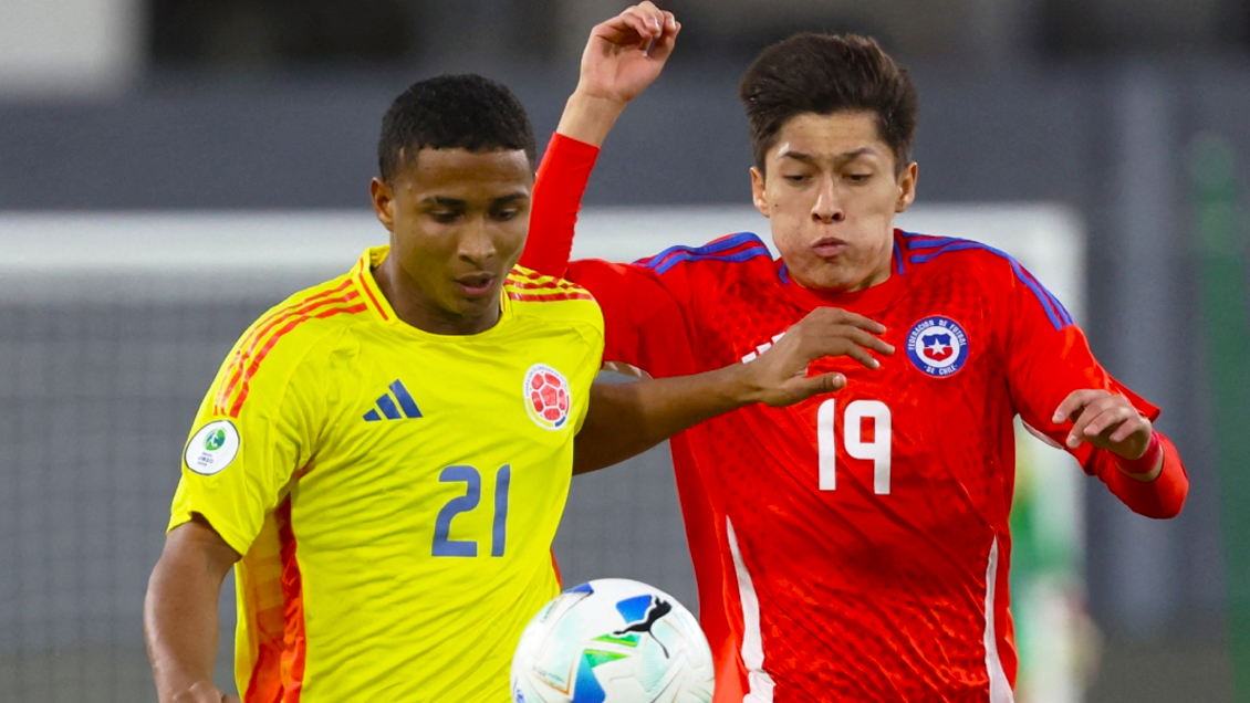 La Roja enfrenta a Colombia en el hexagonal del Sudamericano Sub 20