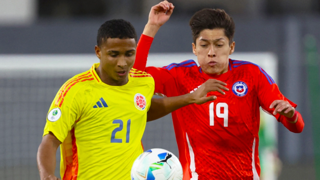 La Roja enfrenta a Colombia en el hexagonal del Sudamericano Sub 20