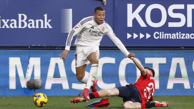 Real Madrid empató con Osasuna y comprometió su liderato en La Liga