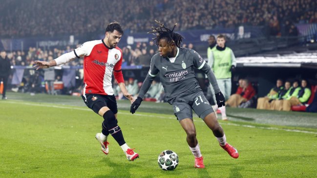 AC Milan buscará remontar contra Feyenoord en los play-offs de Champions League