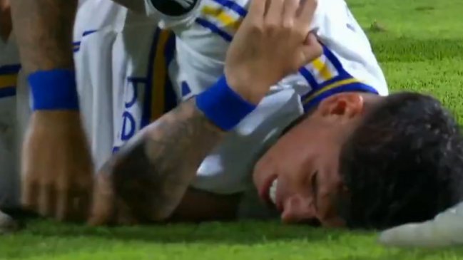 [VIDEO] Esto es la Libertadores: Carlos Palacios recibió vistosa patada ante Alianza Lima