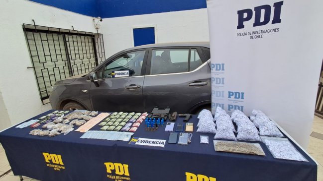 Tres detenidos por tráfico en Quintero: Incautaron droga avaluada en 40 millones de pesos