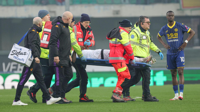 Preocupación en Italia: Moise Kean se desplomó en duelo de Fiorentina y Hellas Verona