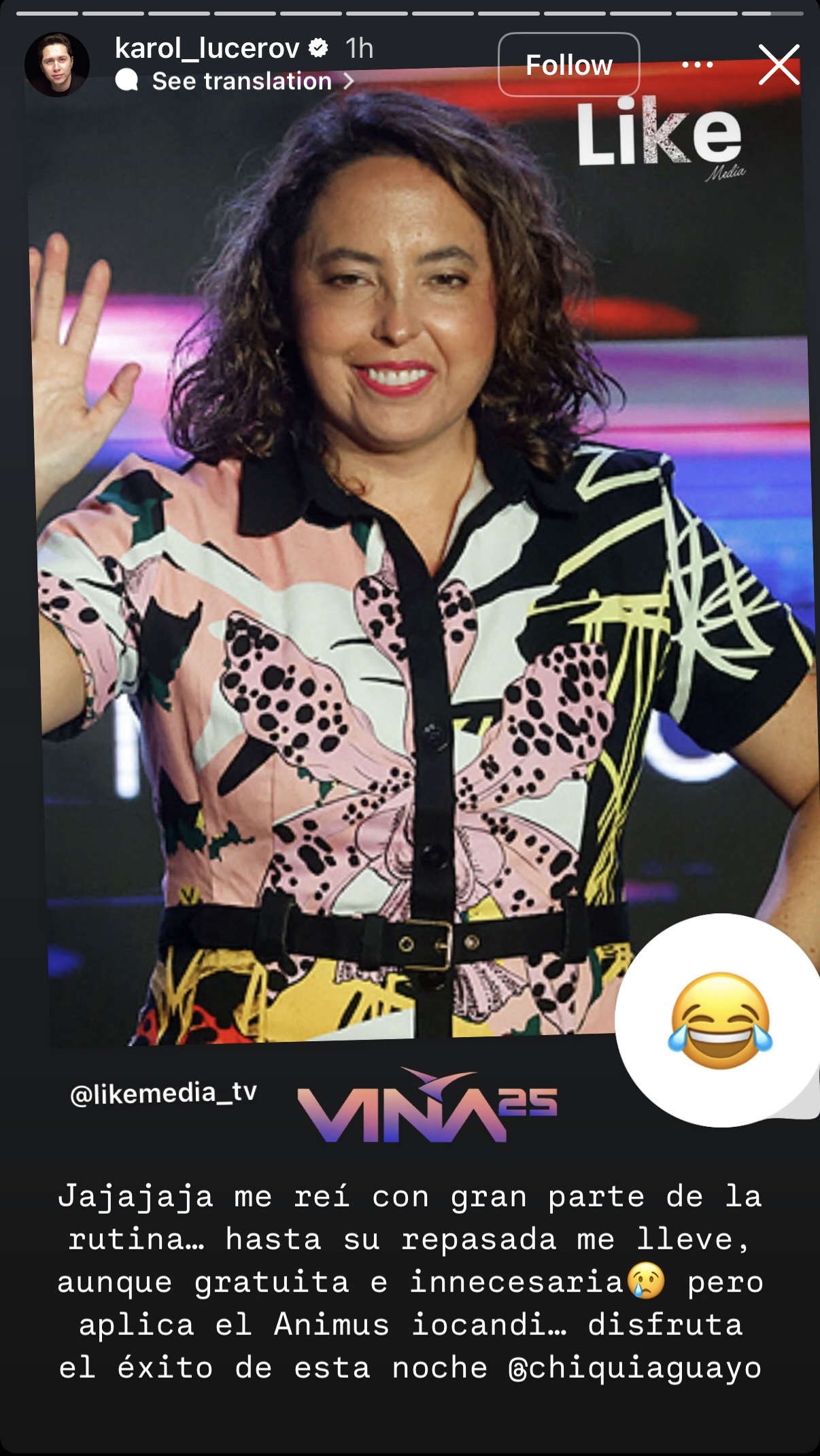 Karol Dance tildó troleo de Chiqui Aguayo como "gratuito e innecesario Karol Dance tildó troleo de Chiqui Aguayo como "gratuito e innecesario