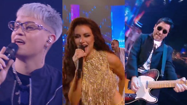 Kidd Voodoo, Emilia Dides y Claudio Narea en la obertura de Viña 2025