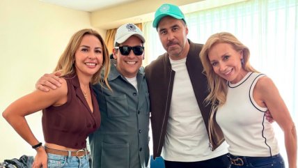   Claudio Bravo visitó a los animadores del Festival de Viña 2025 