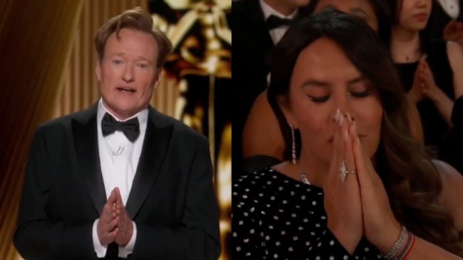 Conan O'Brien bromeó con la polémica de Karla Sofía Gascón en los Oscar 2025