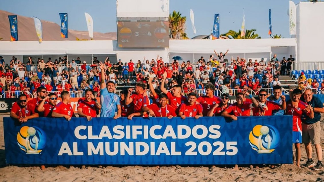 Chile venció a Colombia en la Copa América y logró histórica clasificación al Mundial de Fútbol Playa