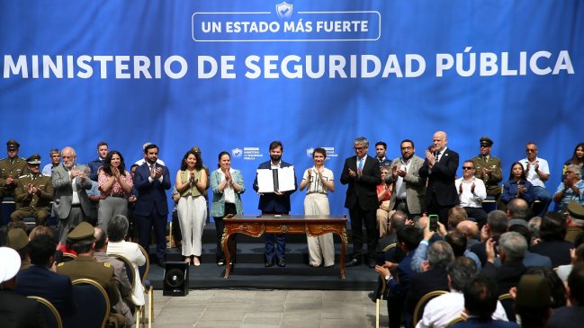 Ministerio de Seguridad Pública entra en operación el 1 de abril