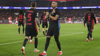   Raphina anotó el único gol del partido entre FC Barcelona y Benfica 
