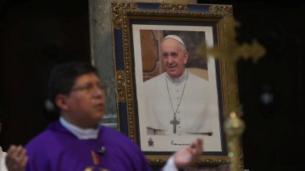 El papa agradeció 