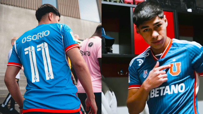 Darío Osorio portó la camiseta de la U en campaña contra el cáncer infantil de FC Midtjylland