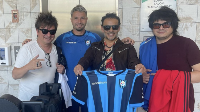 Los Bunkers visitaron a Huachipato en la previa de su duelo con La Calera