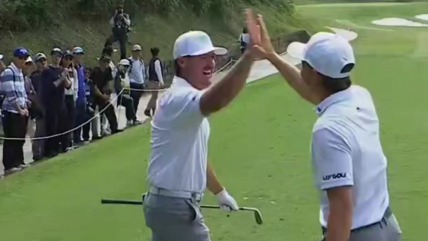   [VIDEO] Mito Pereira deslumbró con un hoyo en uno en el LIV Golf de Hong Kong 