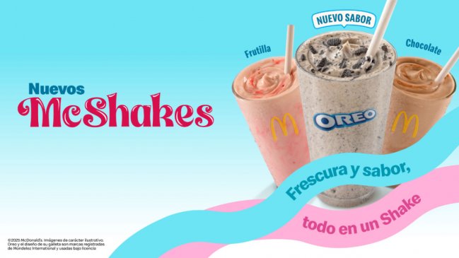 Mcdonald's cierra el verano con broche de oro: ¡Llega el McShake Oreo!