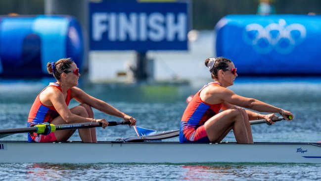 Las hermanas Melita y Antonia Abraham se lucieron en el inicio del Sudamericano de Remo
