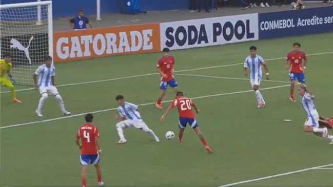 [VIDEO] Cristóbal Sepúlveda marcó el empate de Chile en el Sudamericano sub 17 ante Argentina