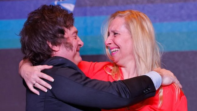 Milei respaldó a su hermana, Karina: 