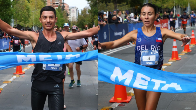 Ignacio Erario y Paulina Saavedra se impusieron en la carrera Santiago 21K