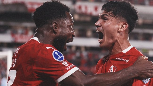 [VIDEO] Loyola asistió y Galdames repitió para dar el triunfo a Independiente sobre Boston River