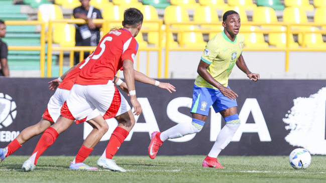 La Roja sub 17 enfrenta a Brasil en las semifinales del Sudamericano