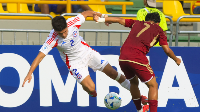 La Roja tuvo dura caída con Venezuela y se quedó con el cuarto lugar en el Sudamericano sub 17