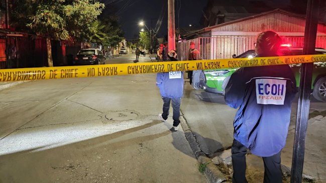 Joven de 20 años fue baleada en Lo Espejo