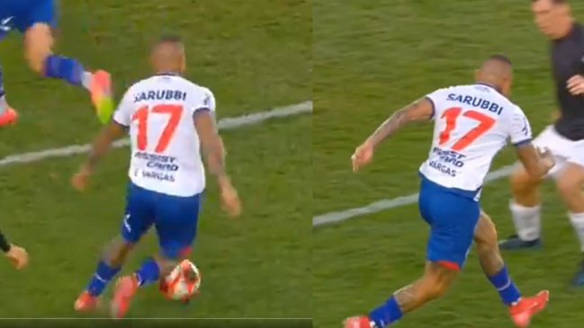 [VIDEO] La jugada viral de Eduardo Vargas que generó críticas en hinchas de Nacional