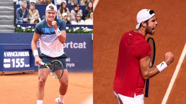 Holger Rune y Karen Khachanov avanzaron a semifinales del ATP de Barcelona