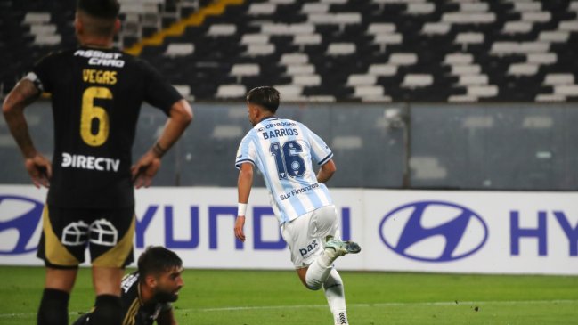 [VIDEO] Martín Barrios anotó el empate para Racing y amargó a Colo Colo en el Monumental