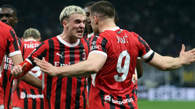AC Milan tumbó a Inter en el derbi y clasificó a la final de la Copa Italia