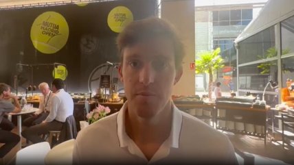   Nicolás Jarry: Estoy disfrutando este día y seguiremos por la misma línea 