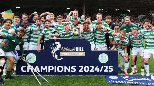 Celtic se coronó tetracampeón de Escocia y alcanzó a Rangers FC en el palmarés