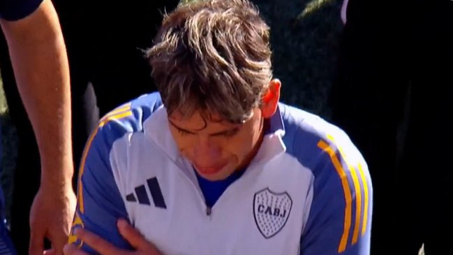 [VIDEO] El provocativo gesto de Carlos Palacios a los hinchas de River Plate