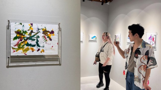 Cuadros hechos por bebé de un año alcanzan precios de más de $180 mil