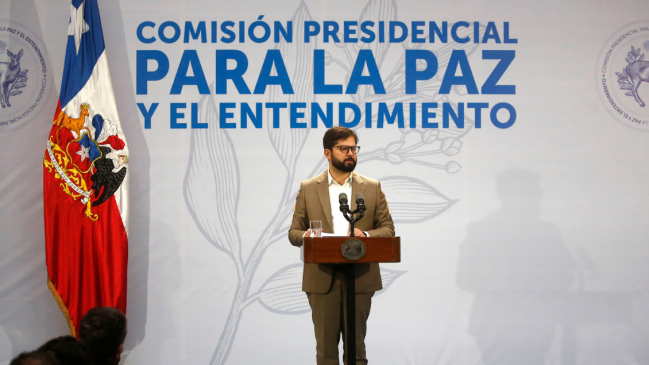 Comisión para la Paz entregará documento a Presidente Boric pese a no tener unanimidad