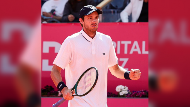 Nicolás Jarry logró épica remontada en el último set para avanzar a cuartos en Estoril