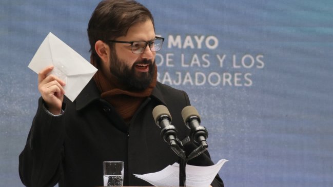 Presidente Boric destacó avance en derechos laborales en conmemoración del Día del Trabajador