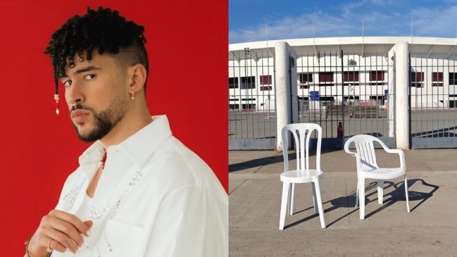 Bad Bunny en Chile: Dos sillas en el Estadio Nacional desatan ola de rumores