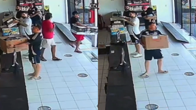 Hinchas de Colo Colo robaron fuegos artificiales en Brasil antes del duelo con Fortaleza