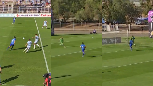 [VIDEO] Gol de media cancha: El increíble blooper de Santa Cruz ante Magallanes