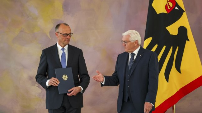 Merz fue elegido canciller de Alemania por el Parlamento en el segundo intento