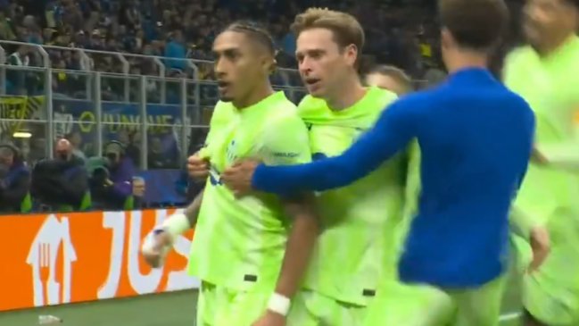 [VIDEO] Raphinha capturó un rebote y puso a FC Barcelona a un paso de la final