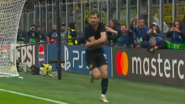 [VIDEO] Inter despertó en los descuentos y empató ante FC Barcelona con gol de Acerbi