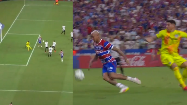 [VIDEO] ¡Insólito! Un regalo de Cortés y Saldivia a Deyverson permitió el 3-0 de Fortaleza