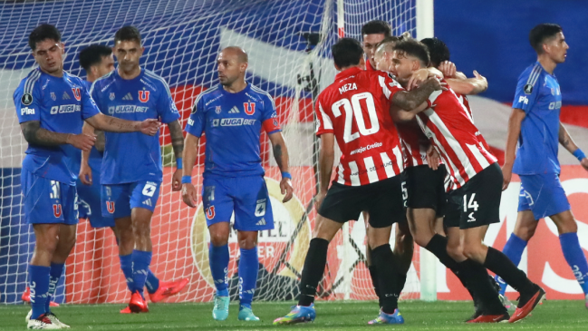 La U perdió su invicto y liderato en la Libertadores con dura derrota frente a Estudiantes