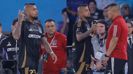   Almirón contó la explicación de Vidal tras su polémica expulsión ante Racing 