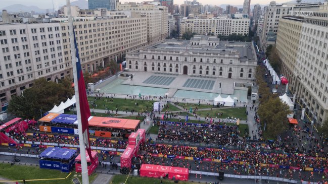 Los cortes de tránsito este fin de semana por el Maratón de Santiago 2025