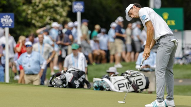 Joaquín Niemann quedó rezagado en el PGA Championship