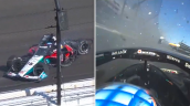 [VIDEO] Piloto de la Indy 500 protagonizó violento accidente durante el Open Test